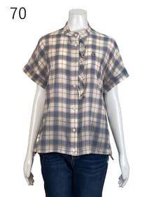 【サンプル】コットンガーゼフレンチスリーブブラウス