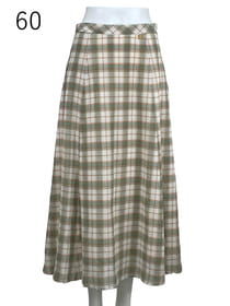 【サンプル】コットンガーゼチェックスカート