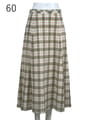 【サンプル】コットンガーゼチェックスカート