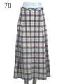 【サンプル】コットンガーゼチェックスカート