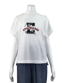 【サンプル】フロッキープリントカットソー