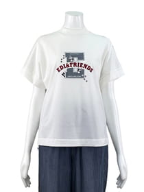 【サンプル】フロッキープリントカットソー