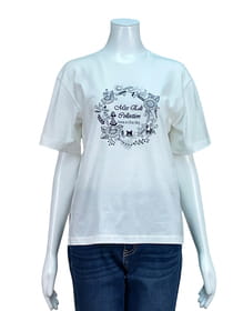 【サンプル】単色刺繍クルーネックカットソー