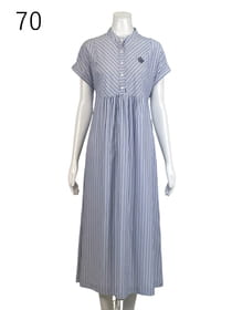 【サンプル】ドビーストライプワンピース