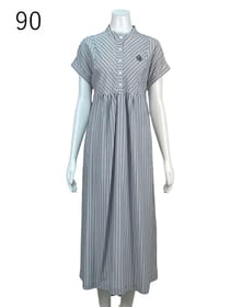 【サンプル】ドビーストライプワンピース