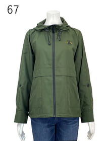 【サンプル】フード付きタフタブルゾン