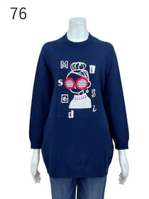 【サンプル】オーバーサイズチュニックニット