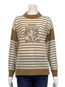 【サンプル】ボーダー＆エディ柄プルオーバー