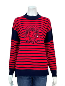 【サンプル】ボーダー＆エディ柄プルオーバー