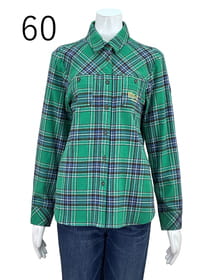 【サンプル】微起毛コットンチェックシャツ