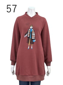 【サンプル】裏起毛オーバーサイズチュニック