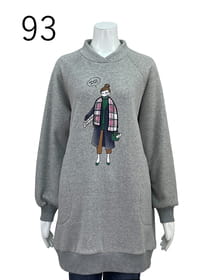 【サンプル】裏起毛オーバーサイズチュニック