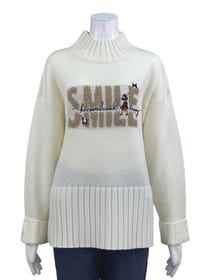 【サンプル】サガラ刺繍ニットプルオーバー