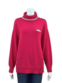 【サンプル】カシミヤ混Aラインニットプルオーバー