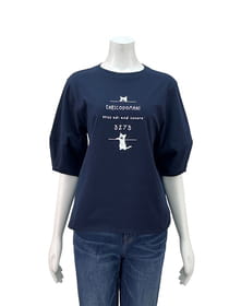 【サンプル】袖切り替パフスリーブ　カットソー