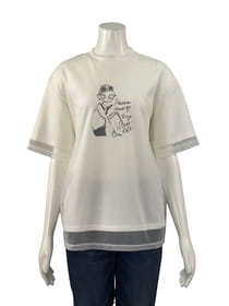 【サンプル】チュール重ね カットソープルオーバー