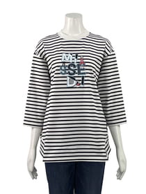 【サンプル】裾スクエアボーダー カットソープルオーバー