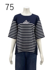 【サンプル】ハニカムボーダー　カットソープルオーバー