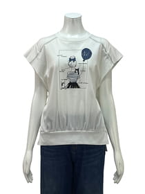 【サンプル】フレンチ袖タック入り プルオーバー