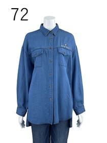 【サンプル】ビッグシルエット　デニムシャツ