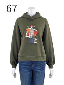 【サンプル】キャラクタープリント　パーカー