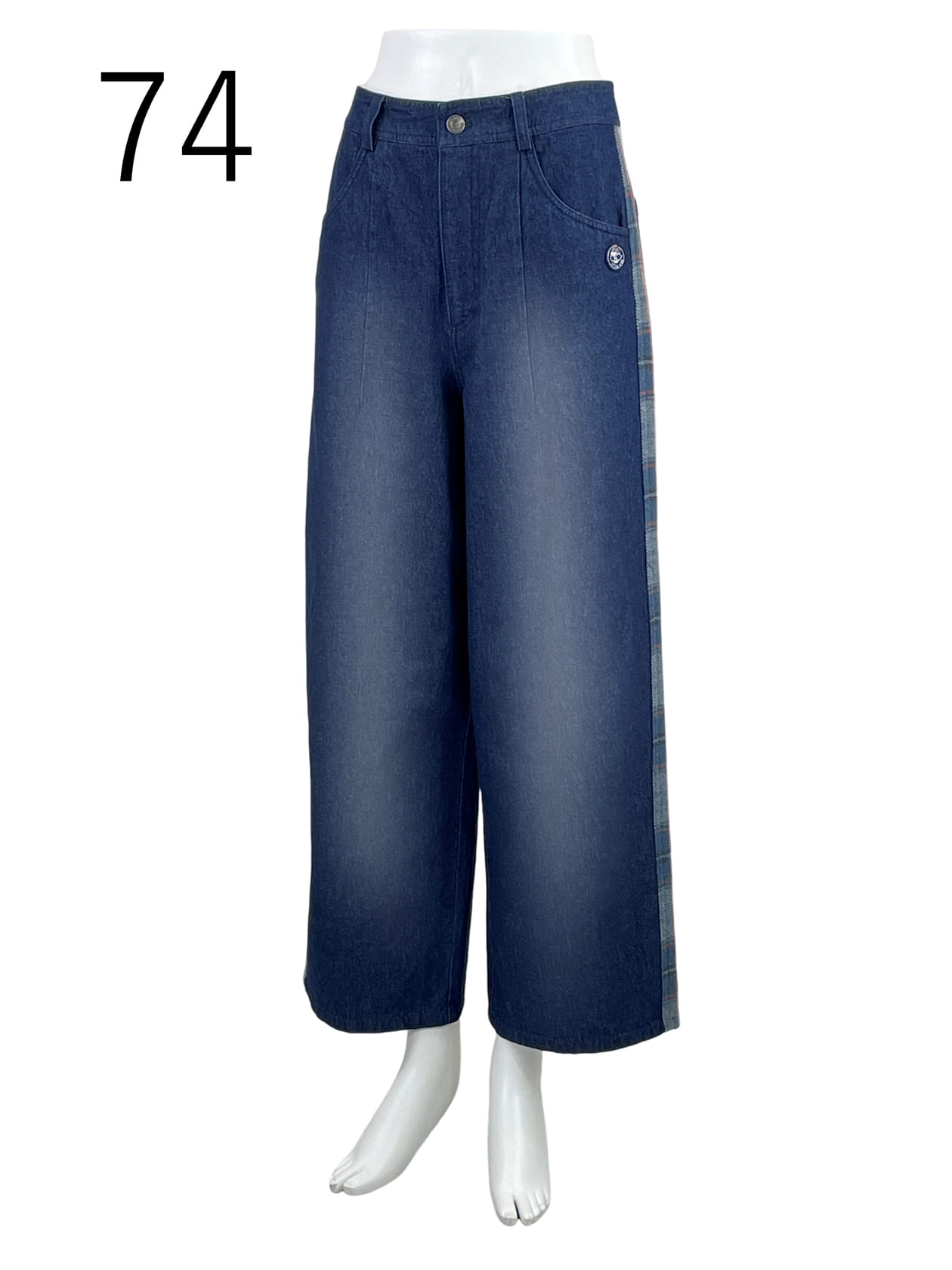 【サンプル】コクーンシルエット デニムパンツ