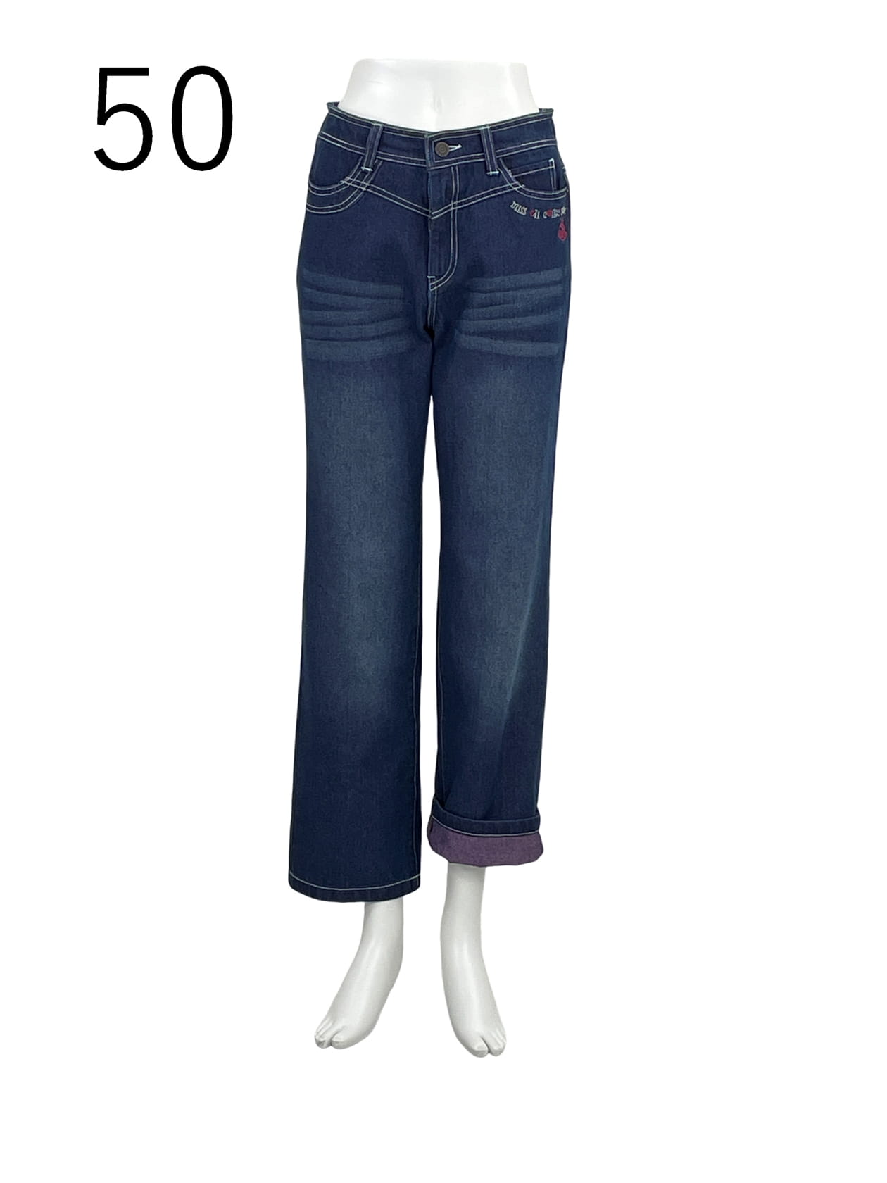 【サンプル】10オンス 裏カラー デニムパンツ