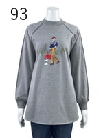 未使用タグ付☆Miss edi Collection ニットプルオーバー 星柄インターシャニットプルオーバー（62490081）｜ミスエディ