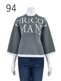 【サンプル】ジャガード　ニットプルオーバー