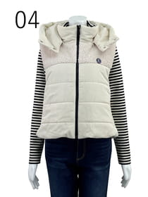 【サンプル】中綿入りフード付き　ベスト