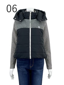 【サンプル】中綿入りフード付き　ベスト
