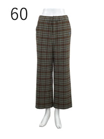 【サンプル】起毛チェック　セミワイドパンツ