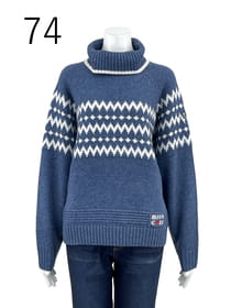 【サンプル】アンゴラ混杢糸ラグランニット　プルオーバー