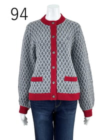 【サンプル】変わり編みニット　カーディガン