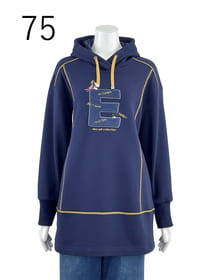 【サンプル】ボンバージャージ　チュニックパーカー