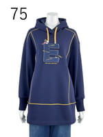 サンプル】ボンバージャージ チュニックパーカー（2590020）｜ミス