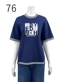 【サンプル】ボーダー部分使い Ｔシャツ