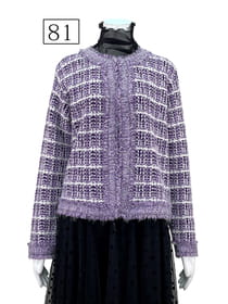 【サンプル】モールジャガードカーディガン