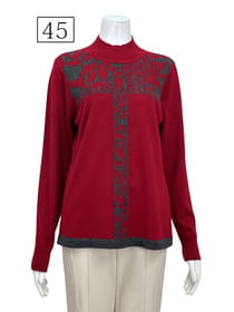 【サンプル】カシミヤジャガードプルオーバー