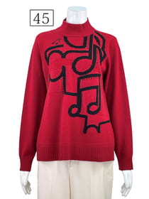 【サンプル】カシミヤラインプルオーバー