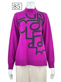 【サンプル】カシミヤラインプルオーバー