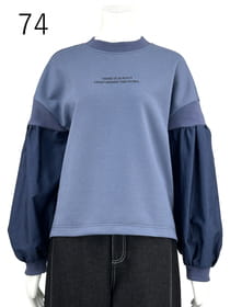 綿混ダンボールロゴ カットソー