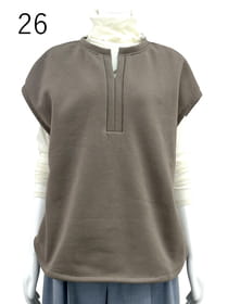 フレンチテリー裏起毛 ベスト