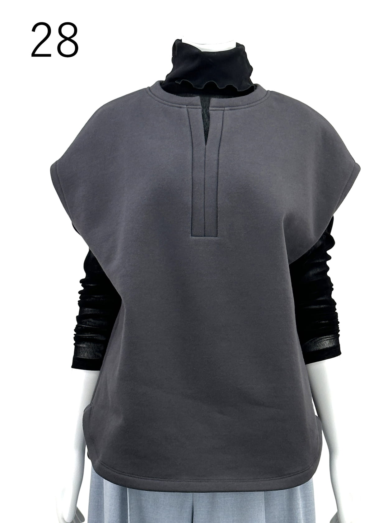 フレンチテリー裏起毛 ベスト