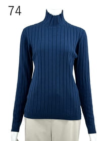 コージーニット ハイネック・インナープルオーバー