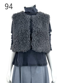 カーリーファー・ショートベスト