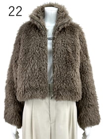 カーリーファー・ショートブルゾン