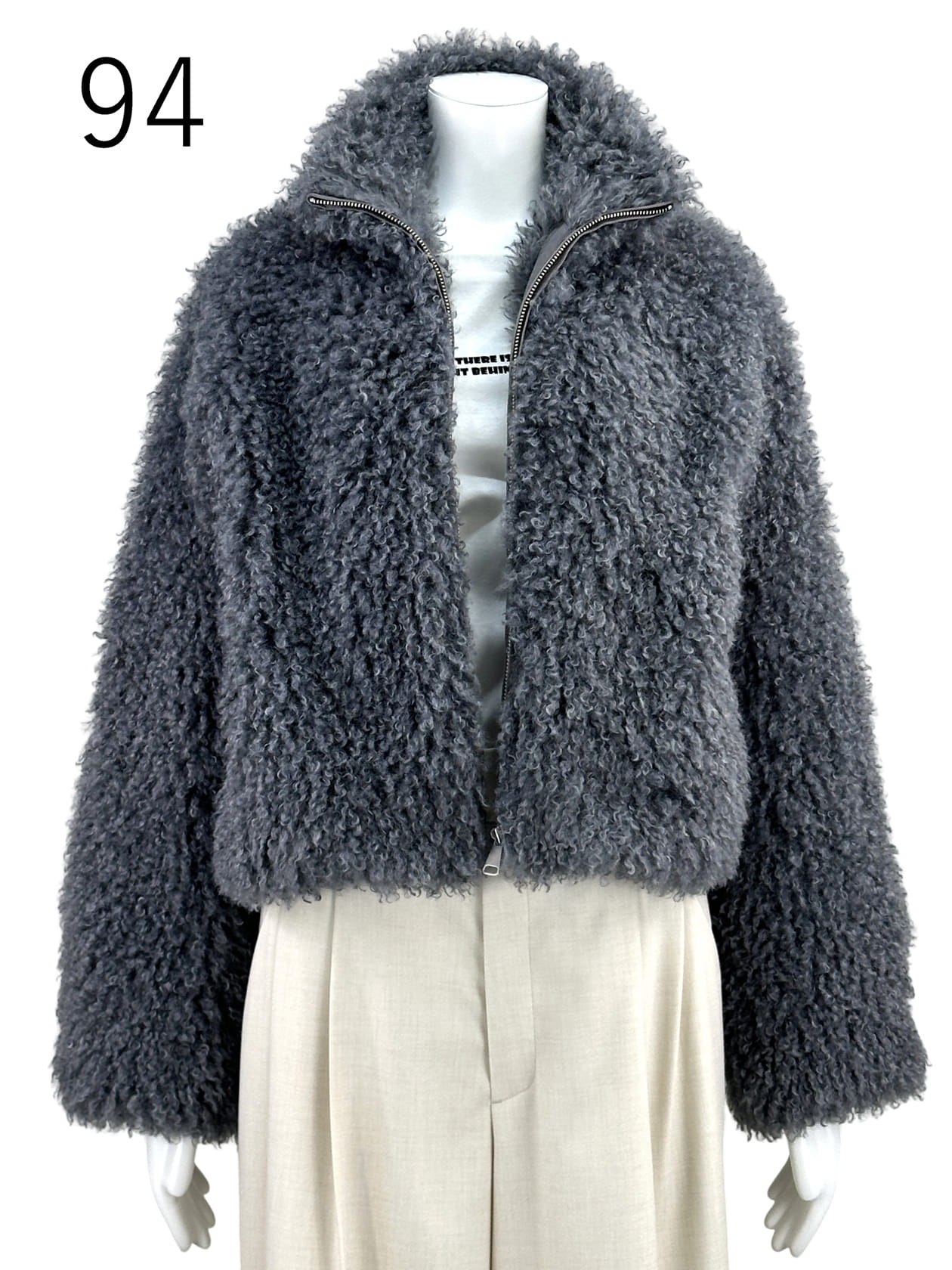 カーリーファー・ショートブルゾン