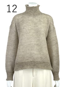 モヘア ハイネック プルオーバー