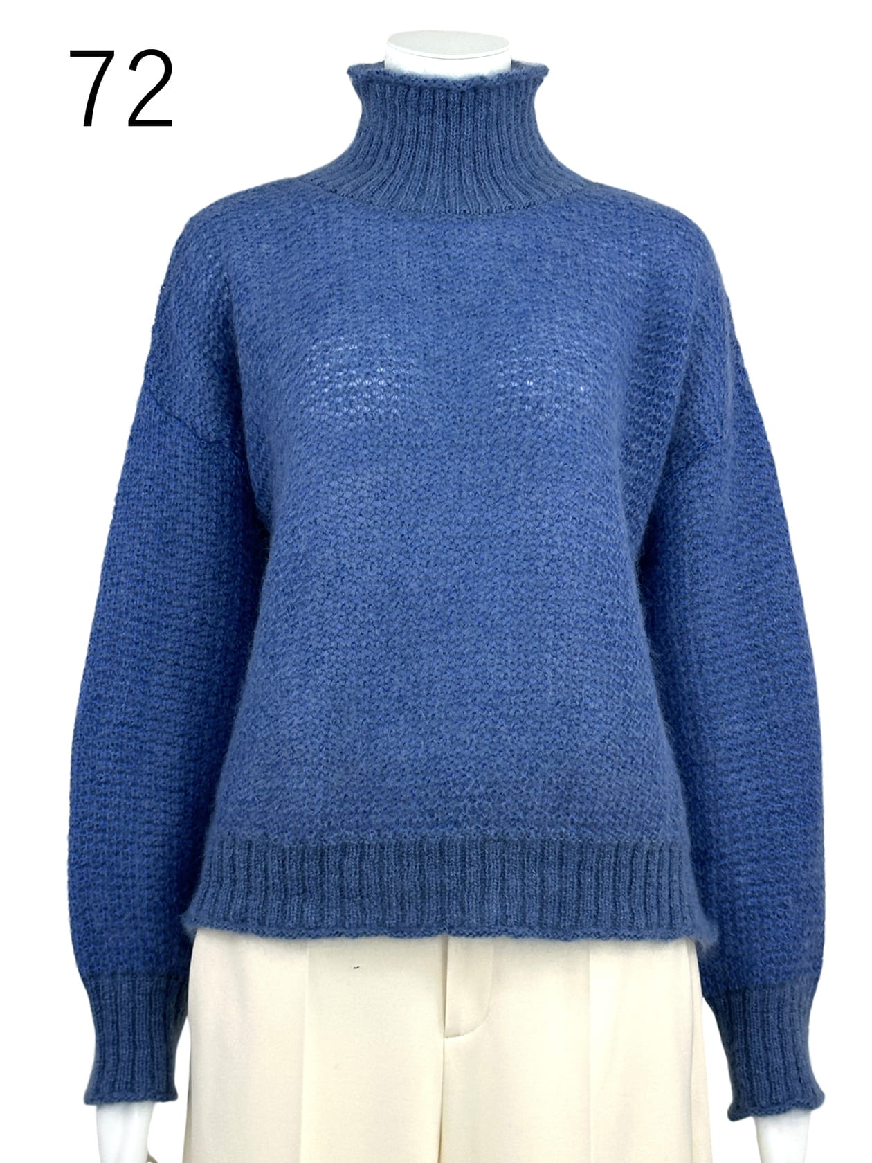 モヘア ハイネック プルオーバー